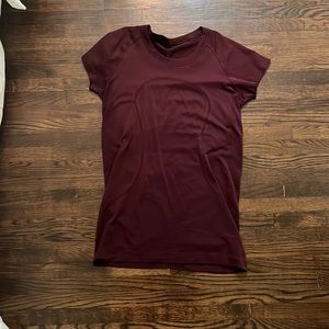 Burgundy Lululemon Shirt